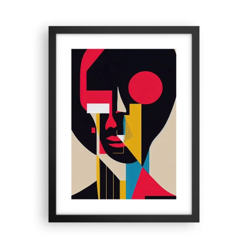 Plakat w czarnej ramie - Jej wewnętrzny świat - 30x40 cm