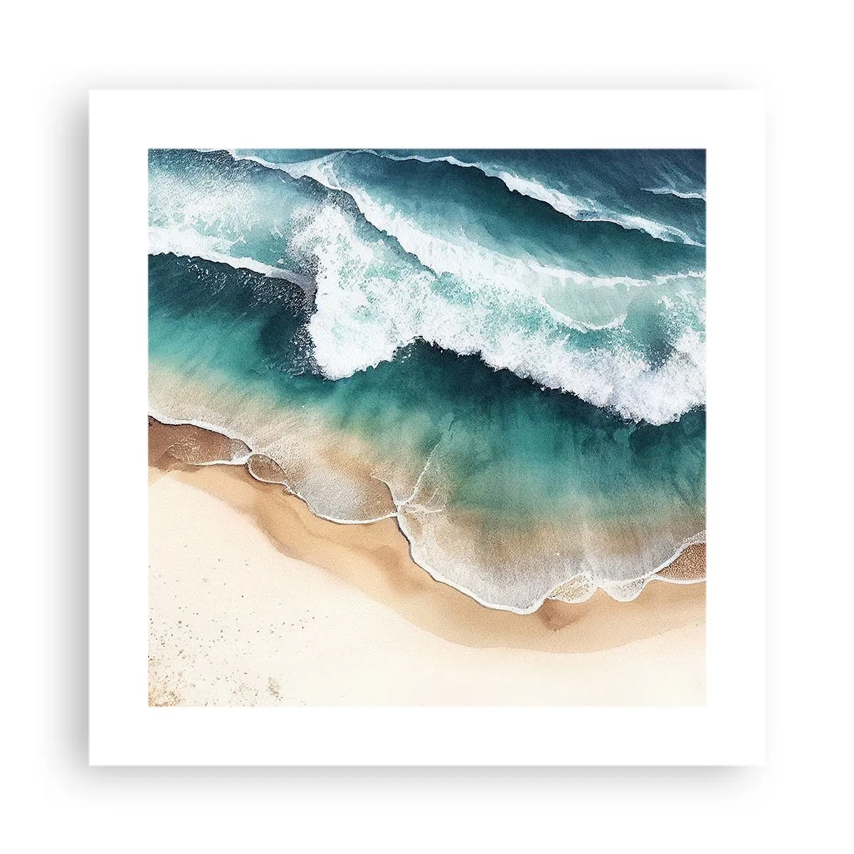 Plakat - Odwieczne spotkanie - 40x40 cm