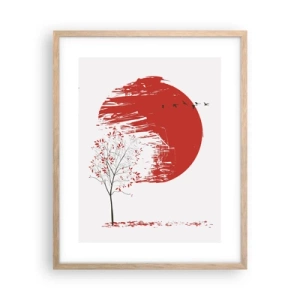 Plakat w ramie jasny dąb - Znasz li ten kraj? - 40x50 cm