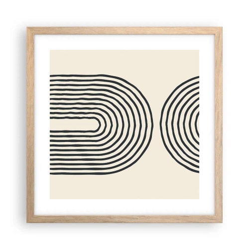 Plakat w ramie jasny dąb - Już za chwilę… - 40x40 cm