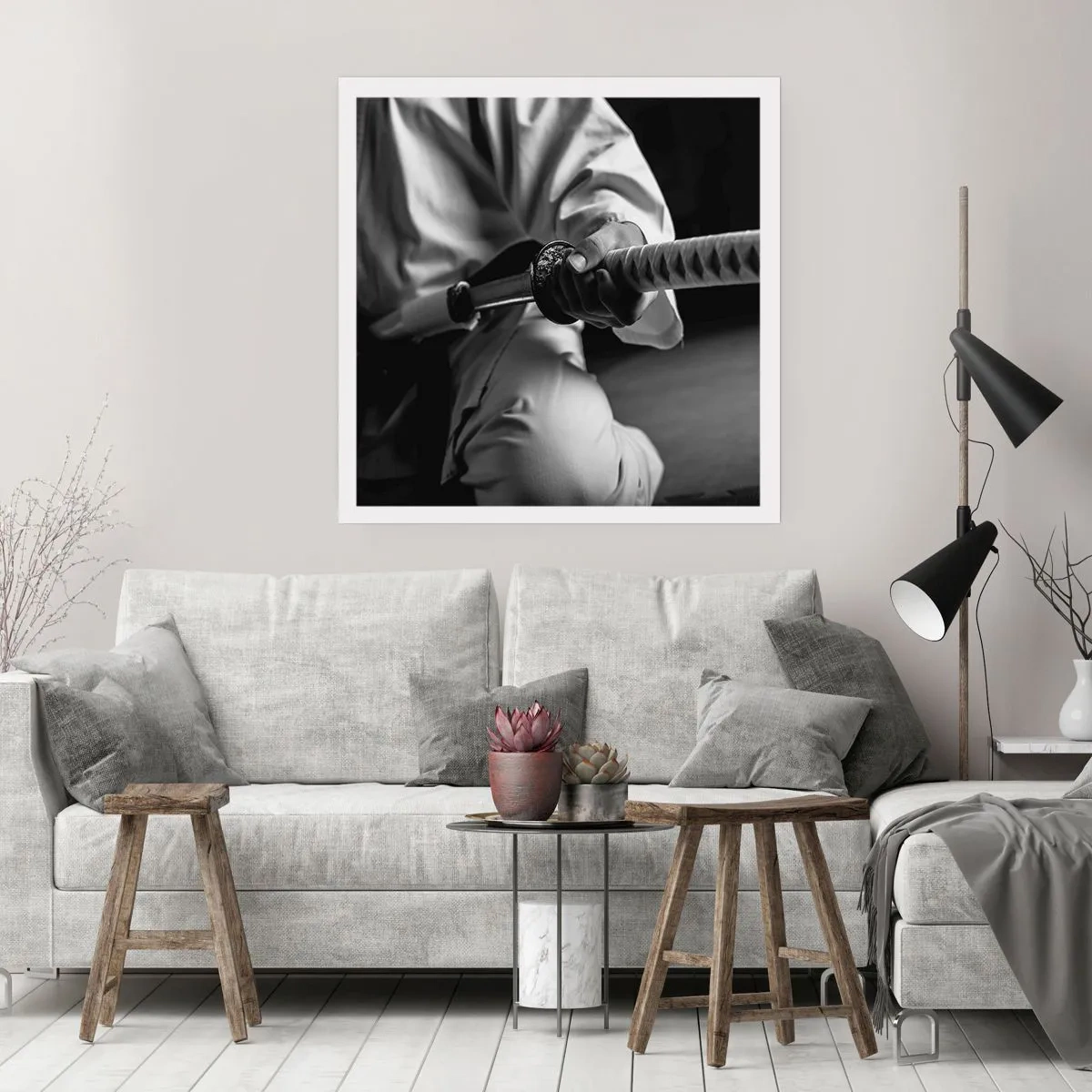 Plakat - Dusza wojownika - 50x50 cm