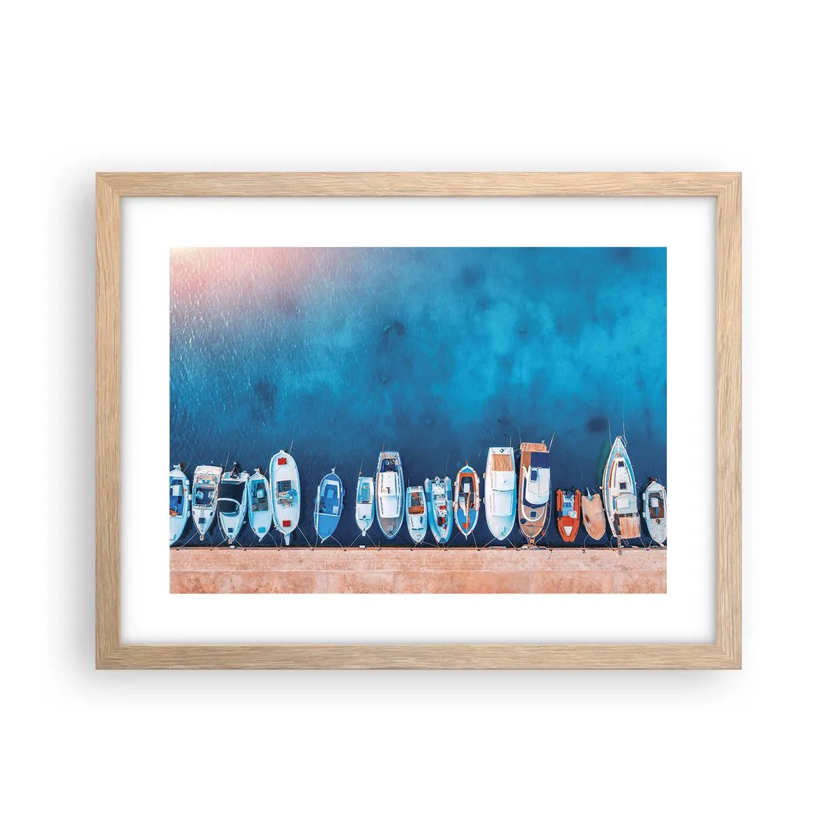 Plakat w ramie jasny dąb - W jednym rzędzie - 40x30 cm