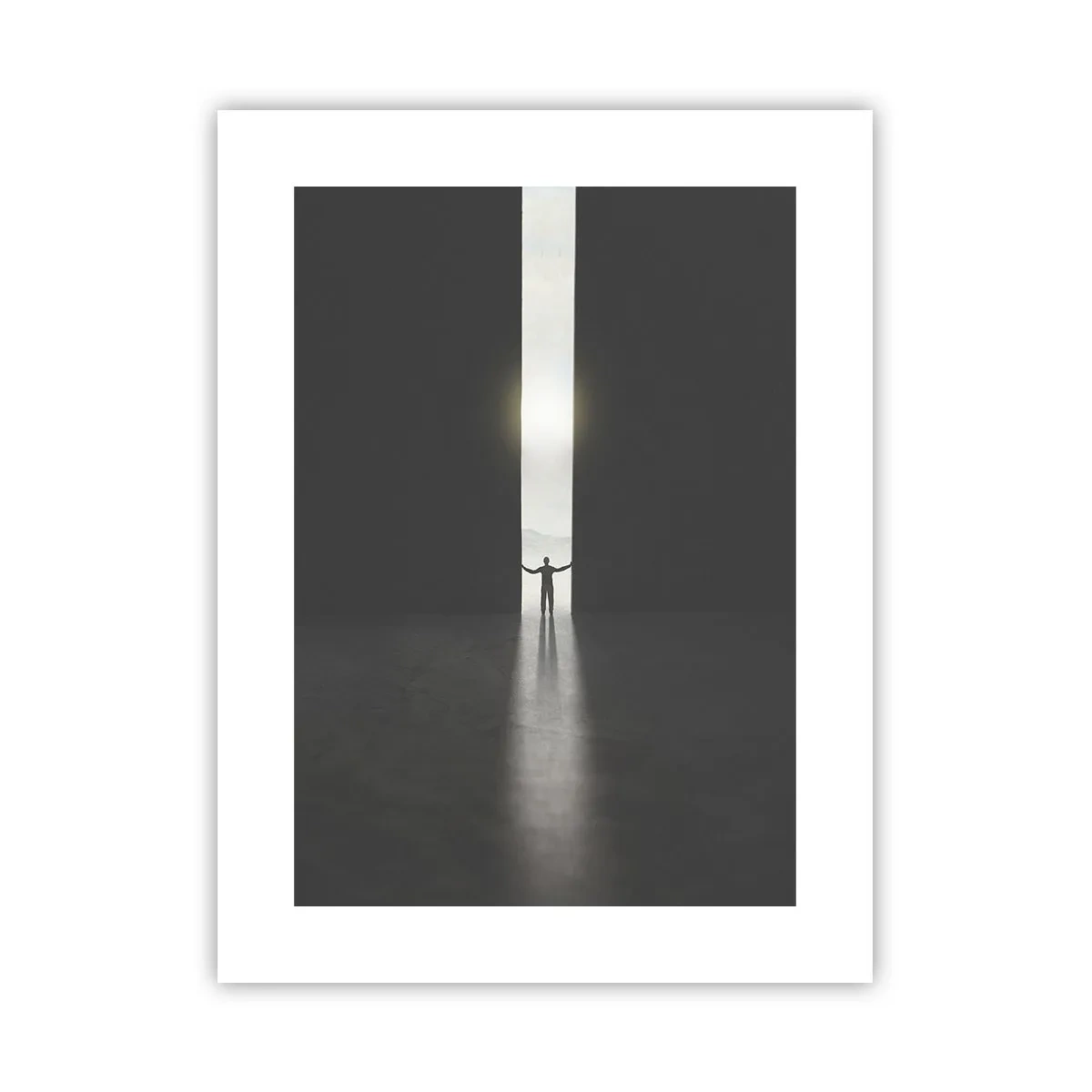 Plakat - Krok do jasnej przyszłości - 30x40 cm