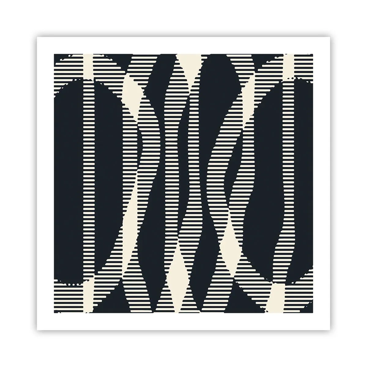 Plakat - Próba przełamania ciemności - 60x60 cm