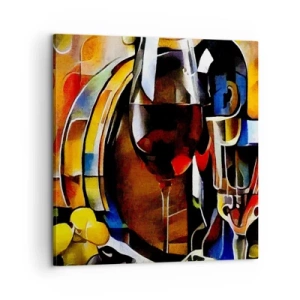 Obraz na płótnie - I świat nabiera barw - 60x60 cm