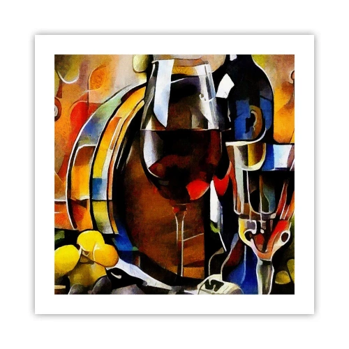 Plakat - I świat nabiera barw - 50x50 cm