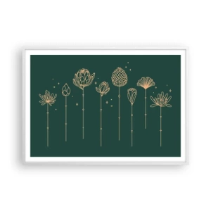 Plakat w białej ramie - Rodzina ZIÓŁkowskich - 100x70 cm