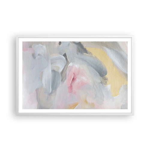 Plakat w białej ramie - W pastelowym świecie - 91x61 cm