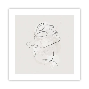Plakat - Zarys marzenia - 40x40 cm