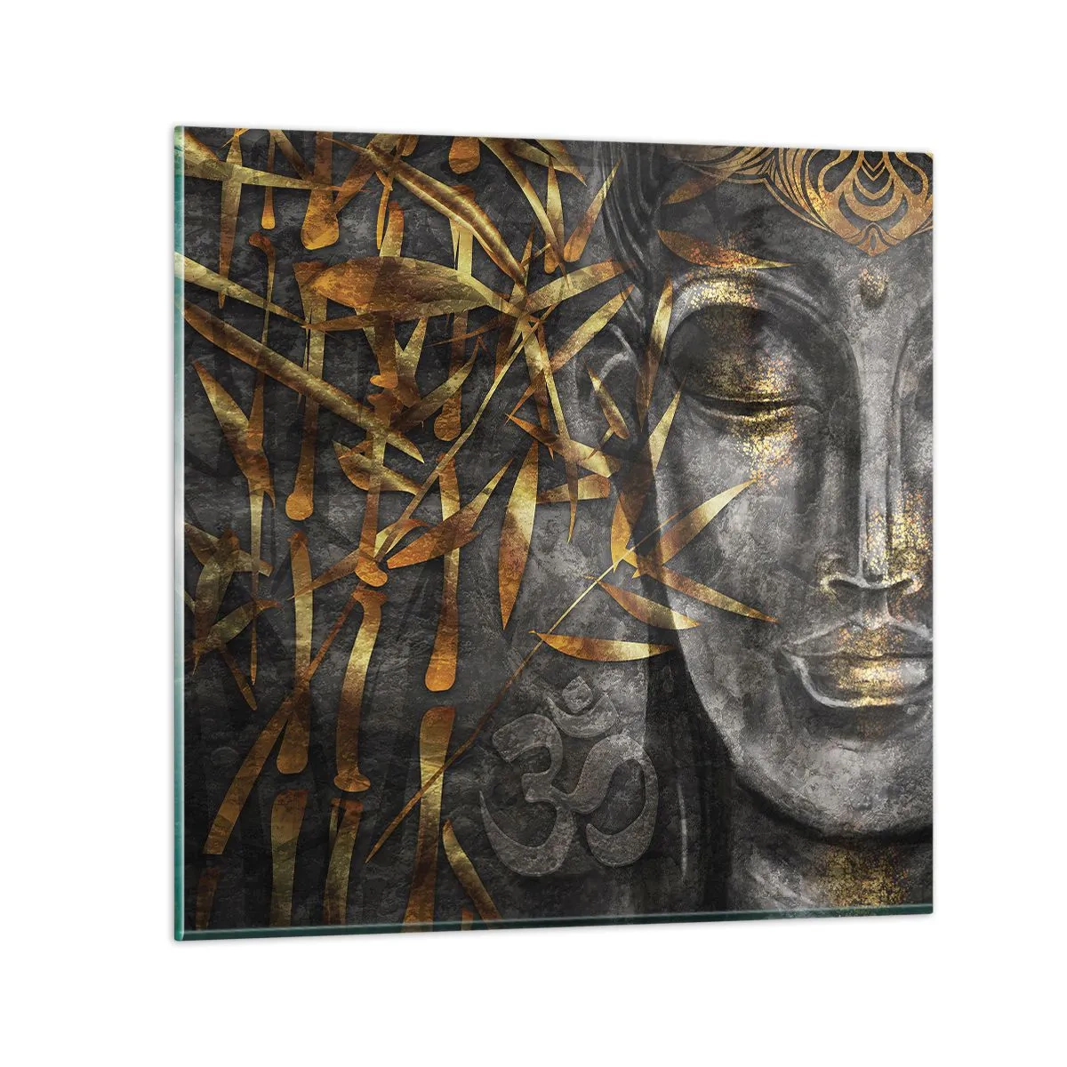 Obraz na szkle - Poczuj spokój - 50x50 cm