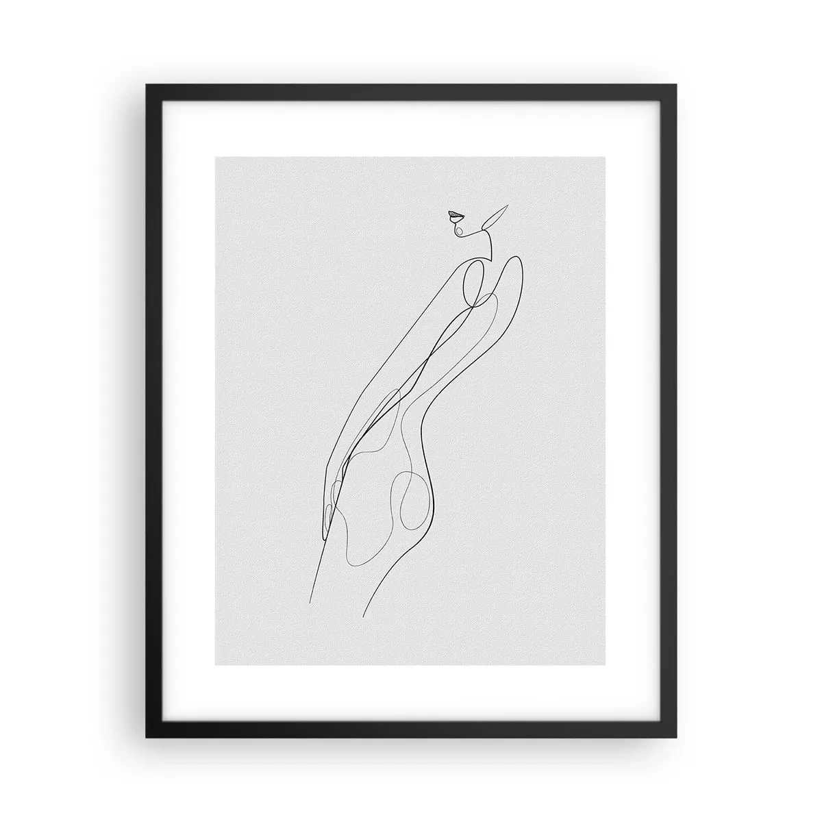 Plakat w czarnej ramie - Zaledwie obietnica - 40x50 cm