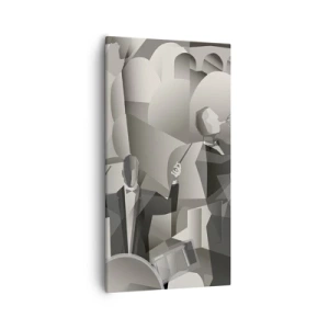 Obraz na płótnie - W przestrzeni dźwięków - 55x100 cm