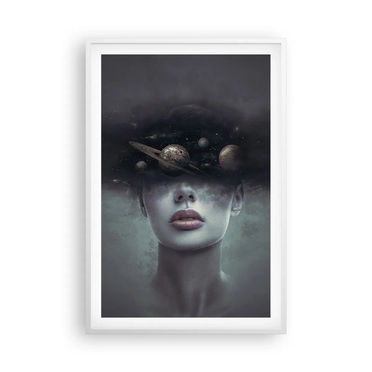 Plakat w białej ramie - A planety szaleją… - 61x91 cm