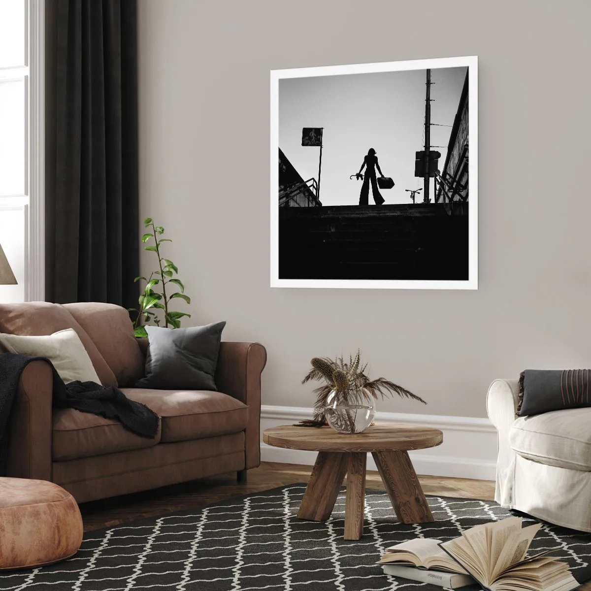 Plakat - Miejska wędrówka - 40x40 cm