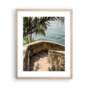 Plakat w ramie jasny dąb - Pod słońcem Italii - 40x50 cm