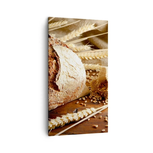 Obraz na płótnie - Apetyczny, wonny, chrupiący - 45x80 cm