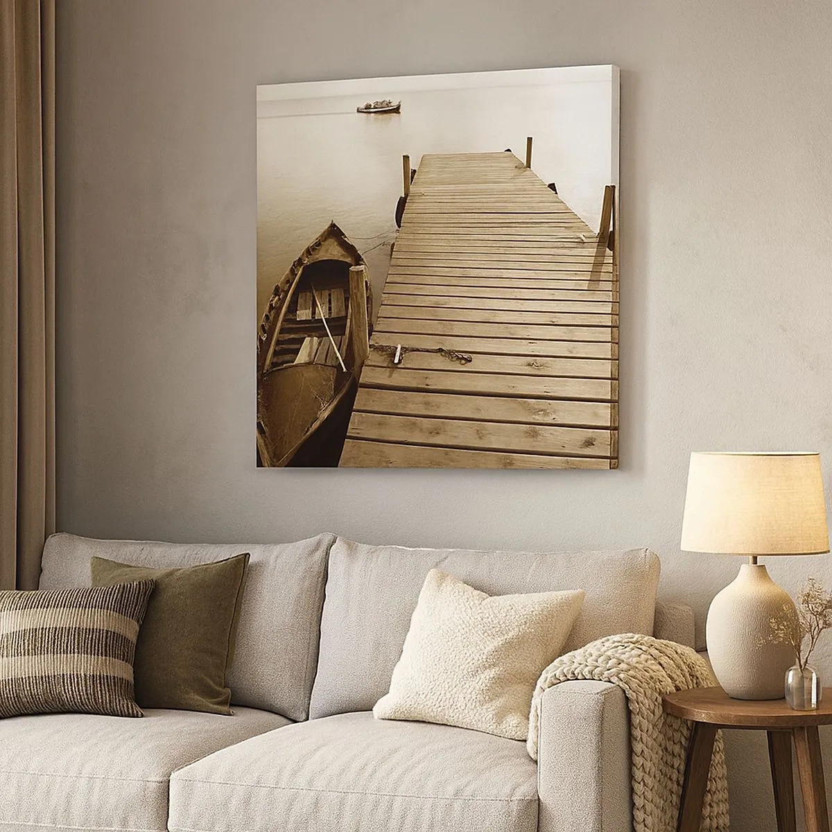 Obraz na płótnie - Wielki spokój - 30x30 cm