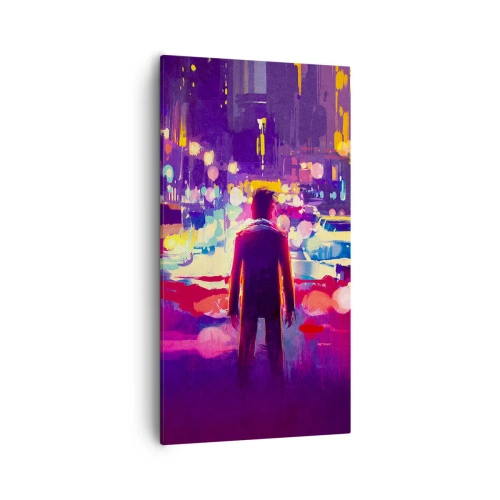 Obraz na płótnie - Zanurzony w świetle - 55x100 cm