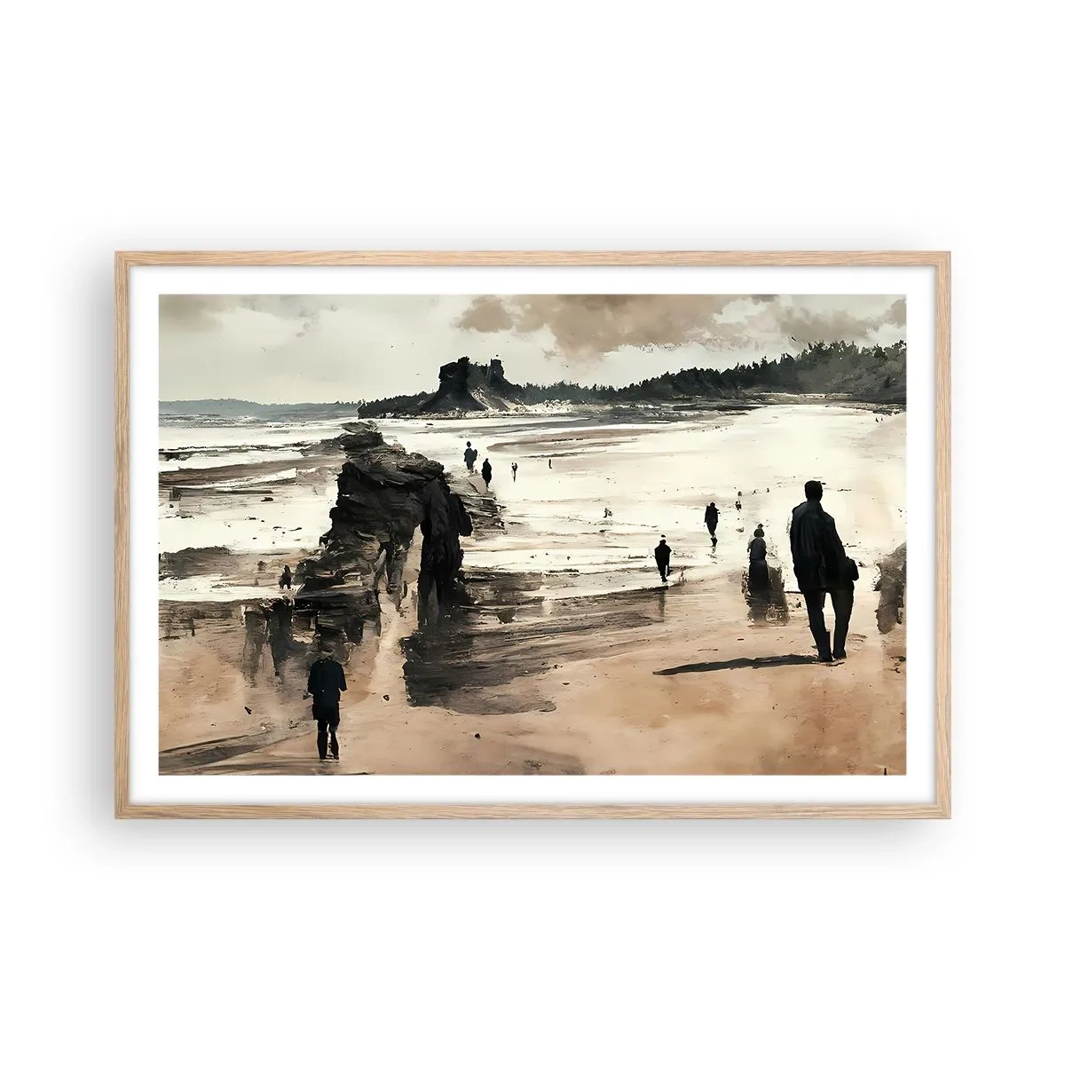 Plakat w ramie jasny dąb - Przywołani - 91x61 cm