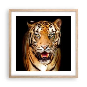 Plakat w ramie jasny dąb - Dzikość serca - 50x50 cm