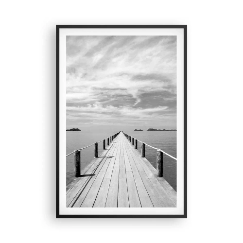 Plakat w czarnej ramie - A może podróż… - 61x91 cm