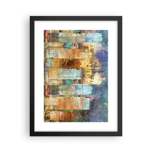 Plakat w czarnej ramie - Słoneczna metropolia - 30x40 cm