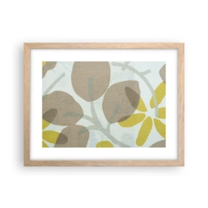 Plakat w ramie jasny dąb - Kompozycja w pełnym słońcu - 40x30 cm