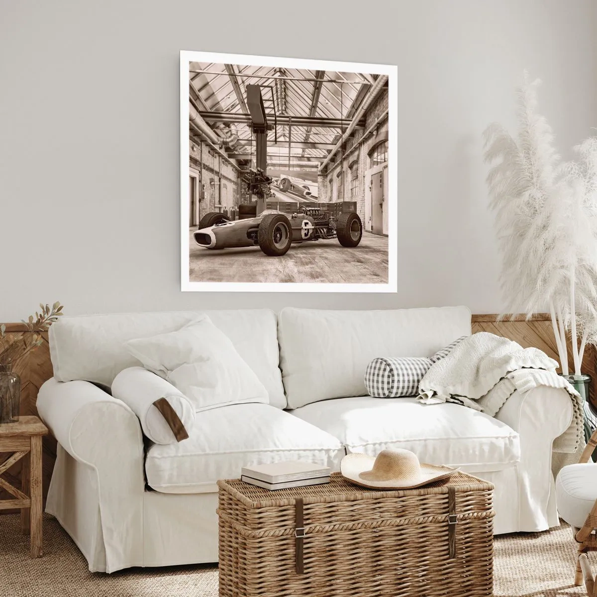 Plakat - Odpoczynek zwycięzcy - 40x40 cm