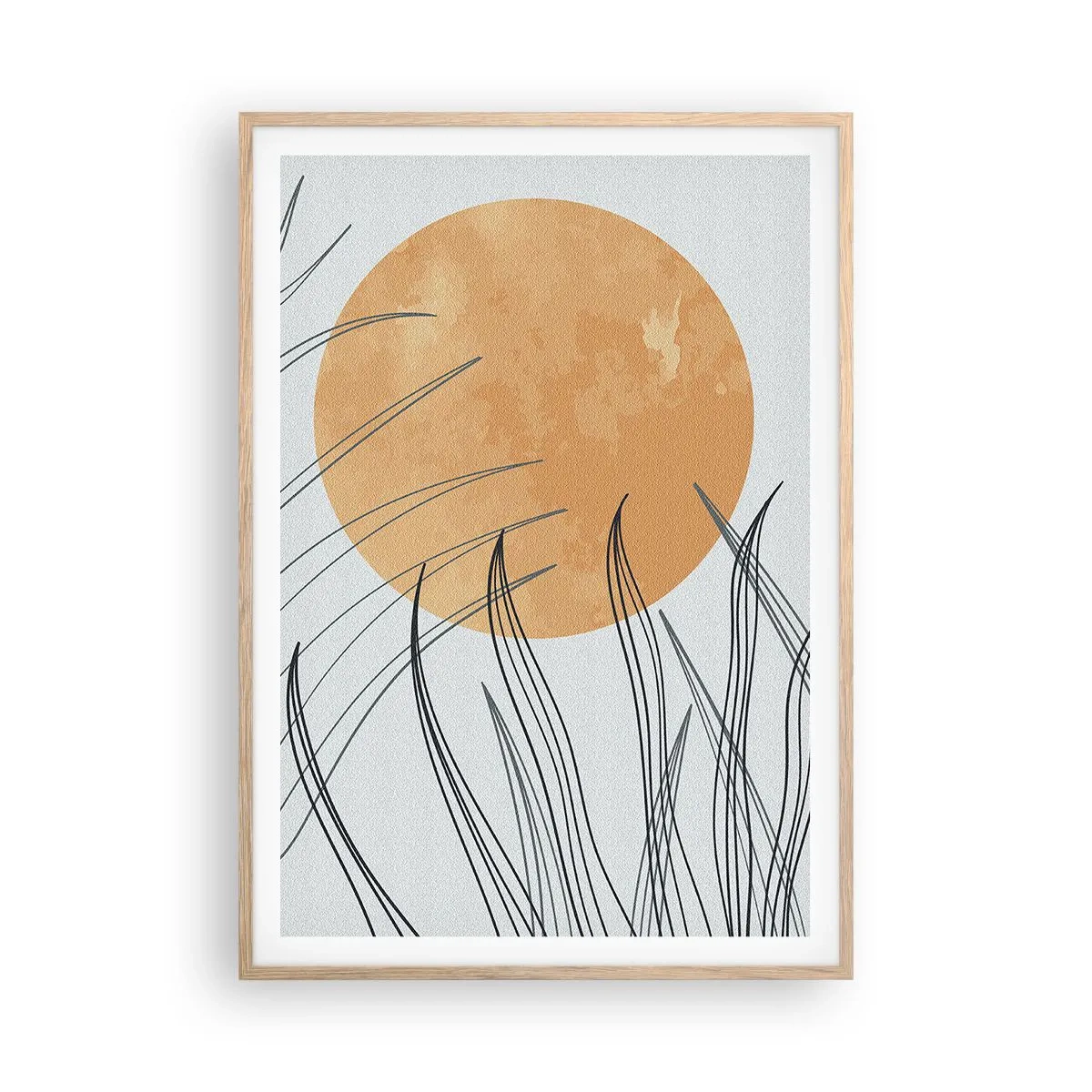 Plakat w ramie jasny dąb - Zawsze ku słońcu - 70x100 cm