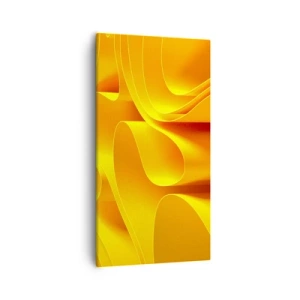 Obraz na płótnie - Jak fale słońca - 55x100 cm