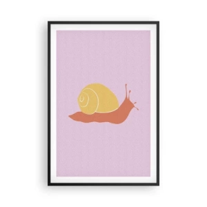 Plakat w czarnej ramie - Nie ma pośpiechu - 61x91 cm