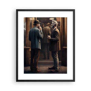 Plakat w czarnej ramie - Dobra chwila dnia - 40x50 cm