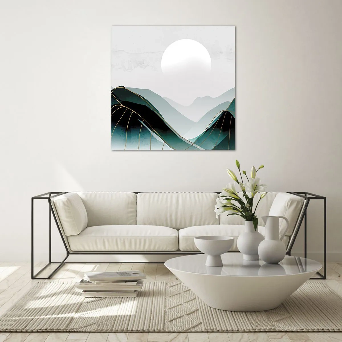 Obraz na szkle - W pełnym majestacie - 70x70 cm