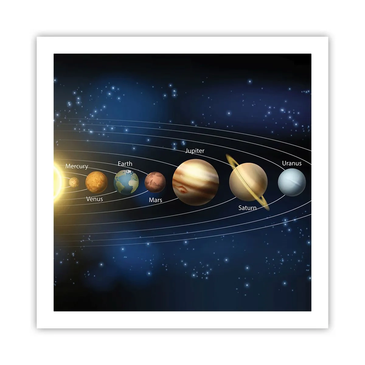 Plakat - Jedna z dziesięciu - 60x60 cm