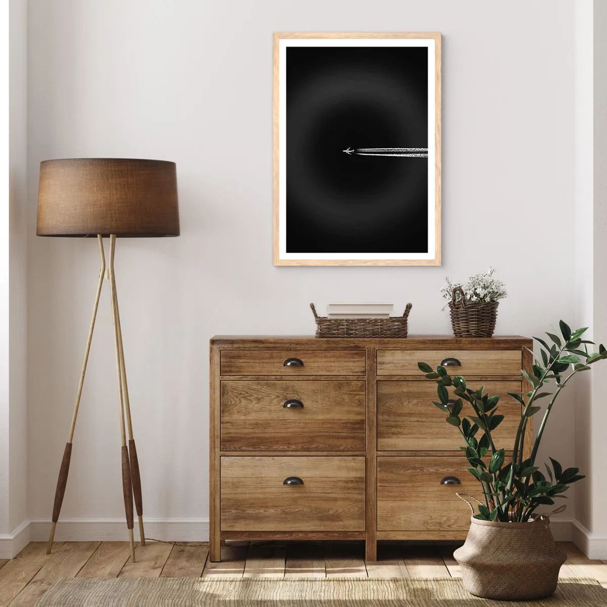 Plakat w ramie jasny dąb - W inny wymiar - 70x100 cm