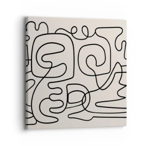 Obraz na płótnie - Po śladzie - 30x30 cm