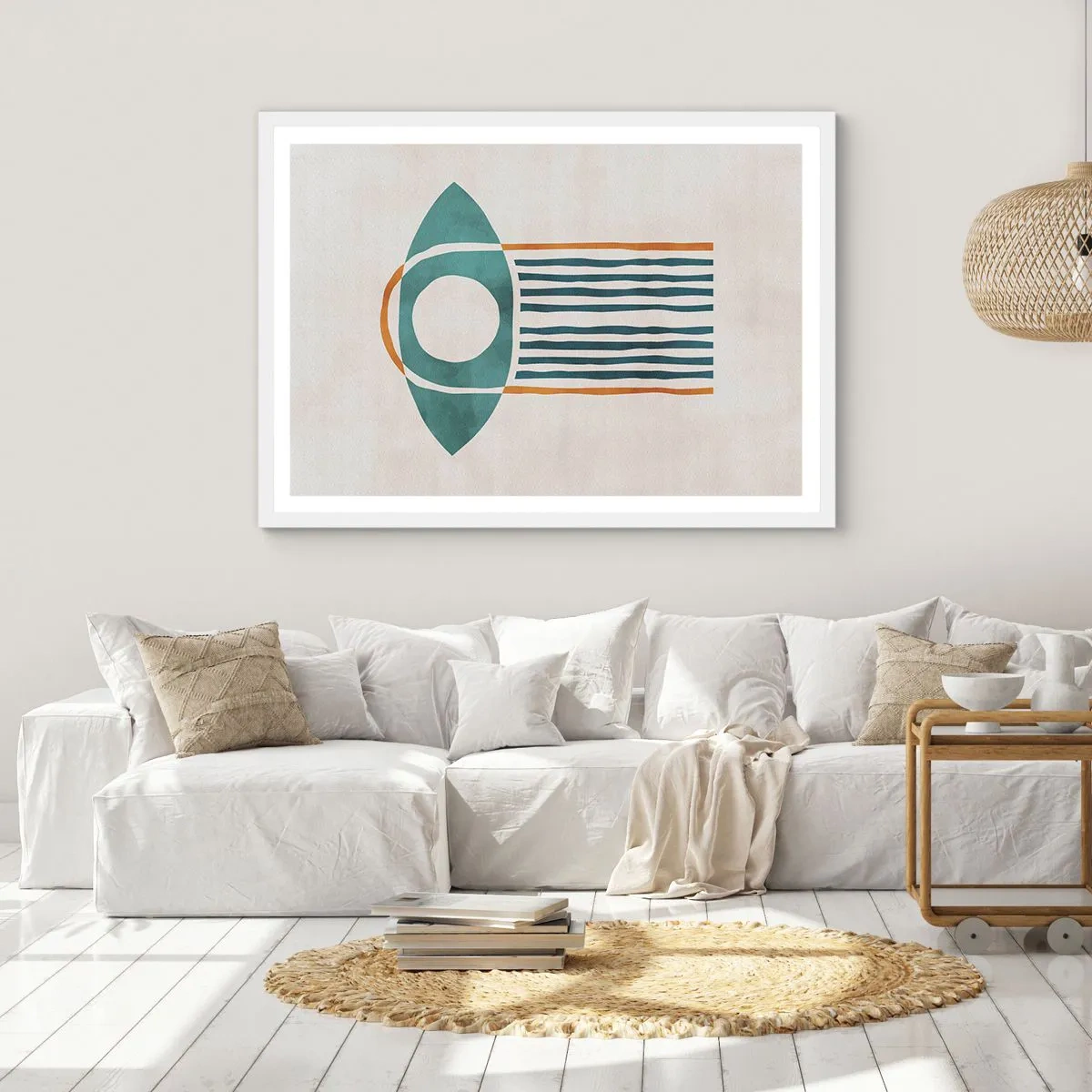 Plakat w białej ramie - Znaki i rytuały - 70x50 cm