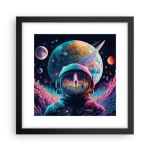Plakat w czarnej ramie - Filozofom się nie śniło - 30x30 cm