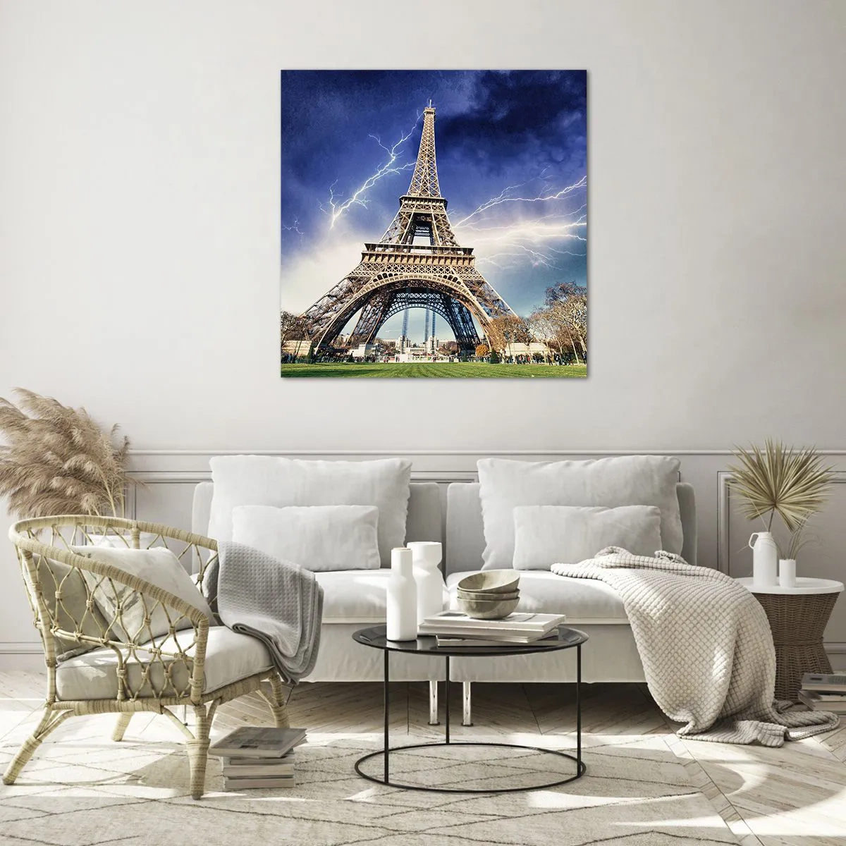 Obraz na szkle - Władczyni burz - 50x50 cm