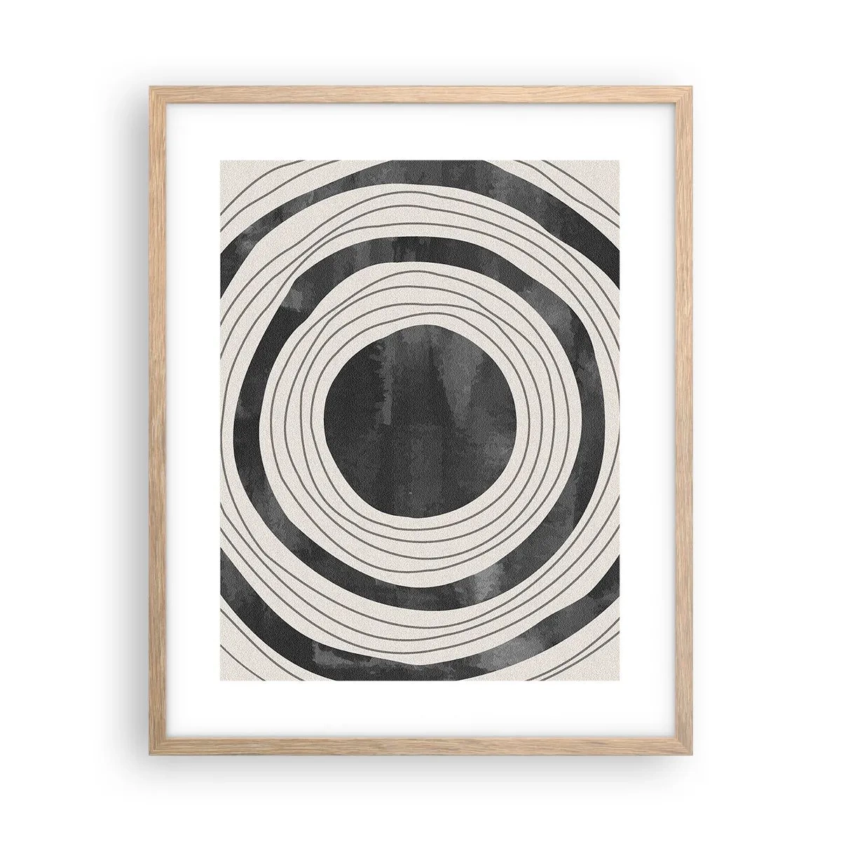 Plakat w ramie jasny dąb - W samo sedno - 40x50 cm