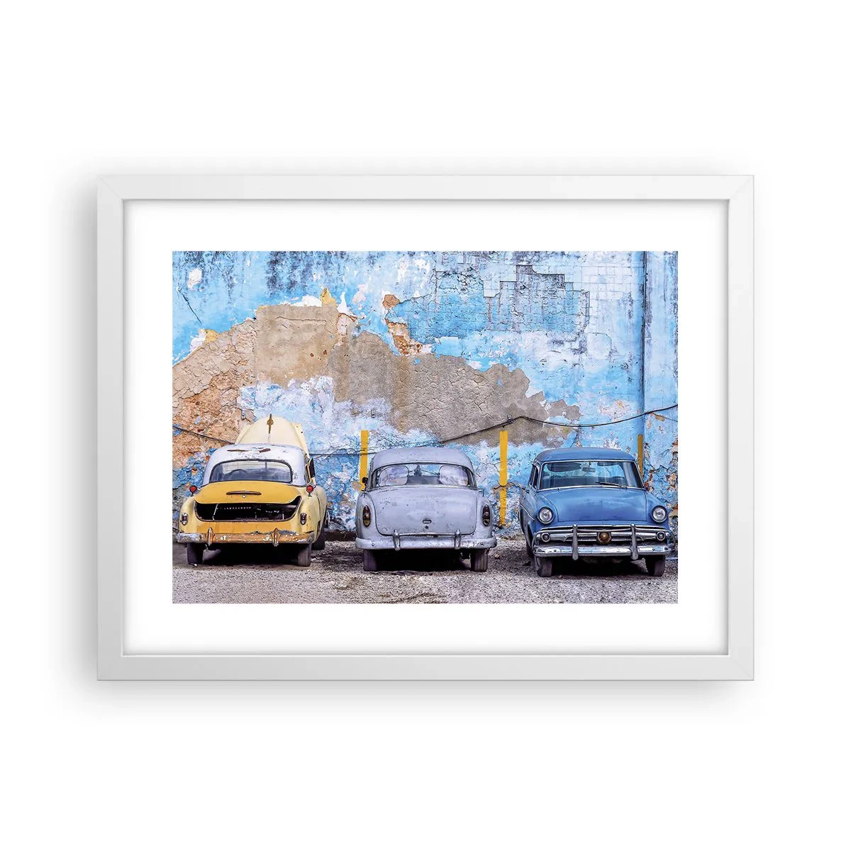 Plakat w białej ramie - Spotkanie weteranów - 40x30 cm