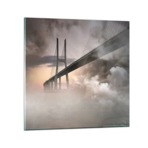 Obraz na szkle - Nad rzeką, której nie ma - 70x70 cm