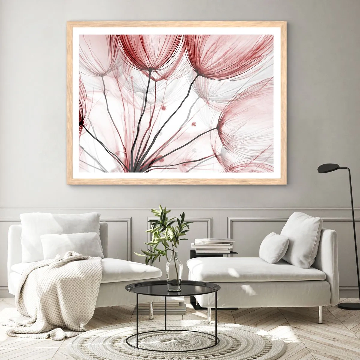 Plakat w ramie jasny dąb - Przed odlotem - 50x40 cm