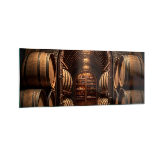 Obraz na szkle - Klimatyczna piwnica - 100x40 cm