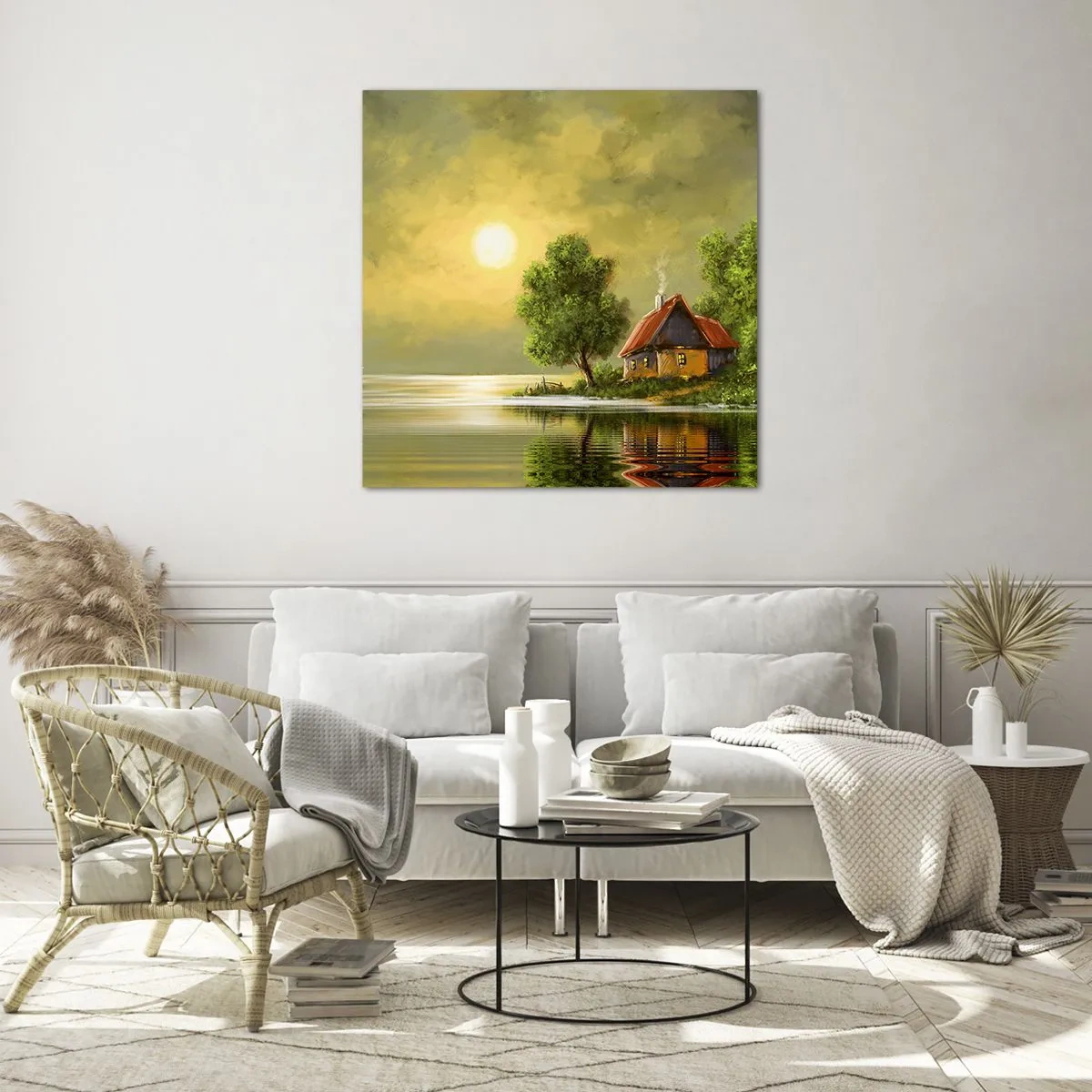 Obraz na szkle - Pięknie, jak z obrazka - 60x60 cm