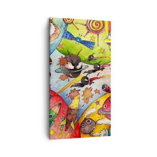 Obraz na płótnie - Wielka kosmiczna przygoda - 45x80 cm