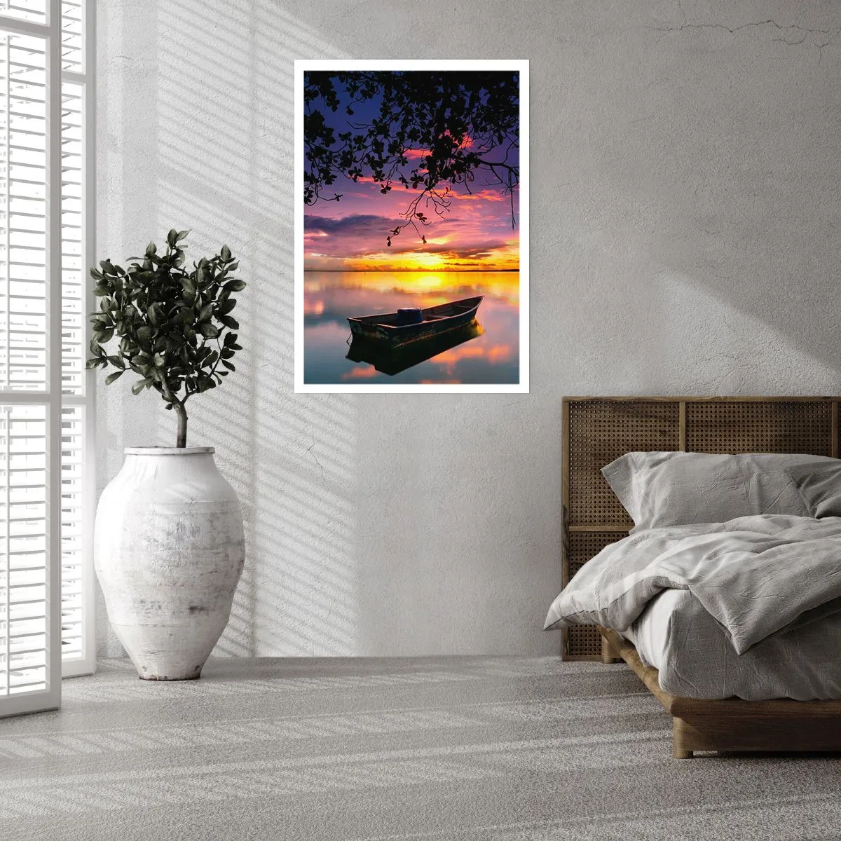 Plakat - "Zdajesz się wisieć w środku niebokręga…" - 61x91 cm