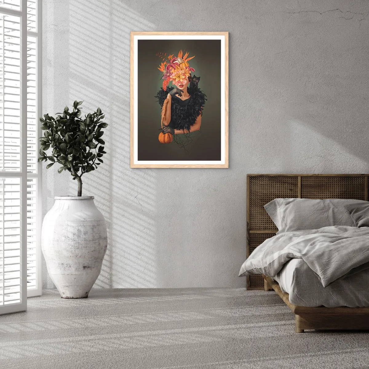 Plakat w ramie jasny dąb - Czar wiedźmy - 40x50 cm