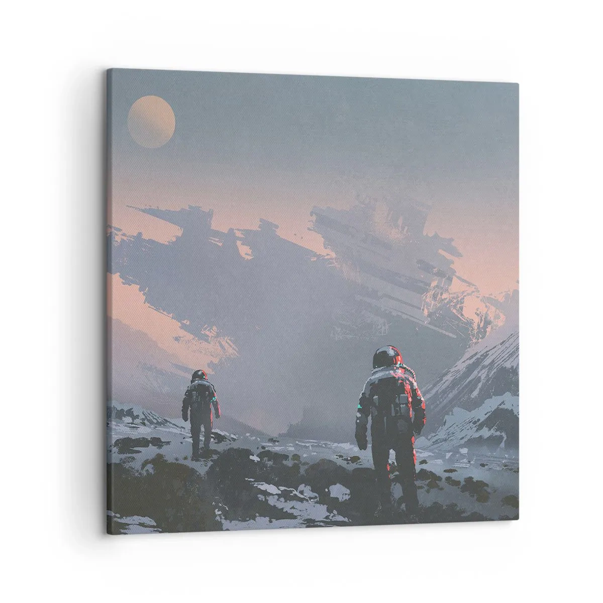 Obraz na płótnie - Pod nieznaną gwiazdą - 50x50 cm