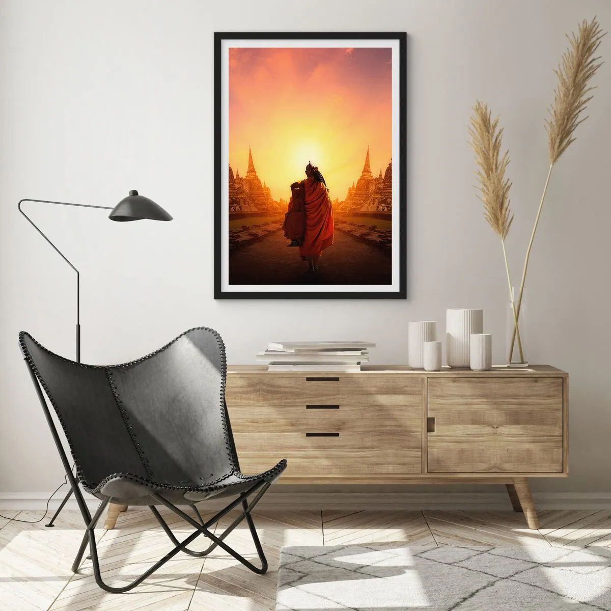 Plakat w czarnej ramie - W spokoju przez wieczność - 40x50 cm